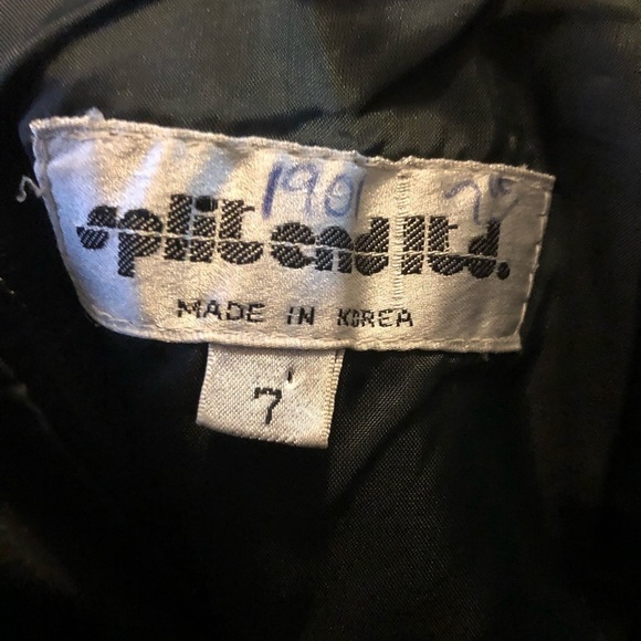 SPLIT End LTD Leather Pencil Skirt - Picture 3 of 7